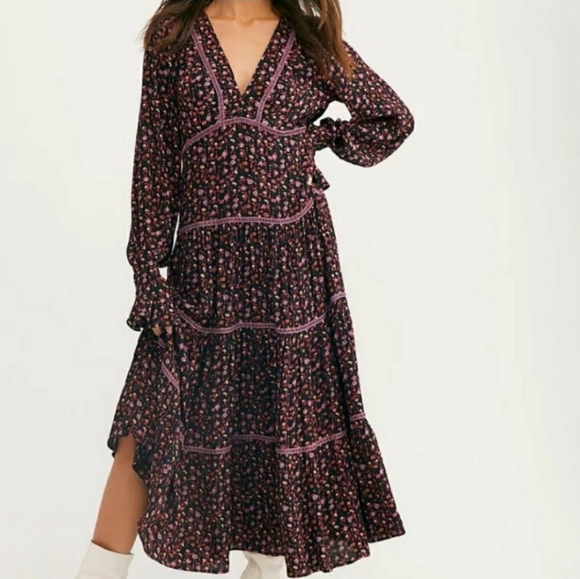 Free People Retro Floral Maxi Dress - Picture 12 of 14